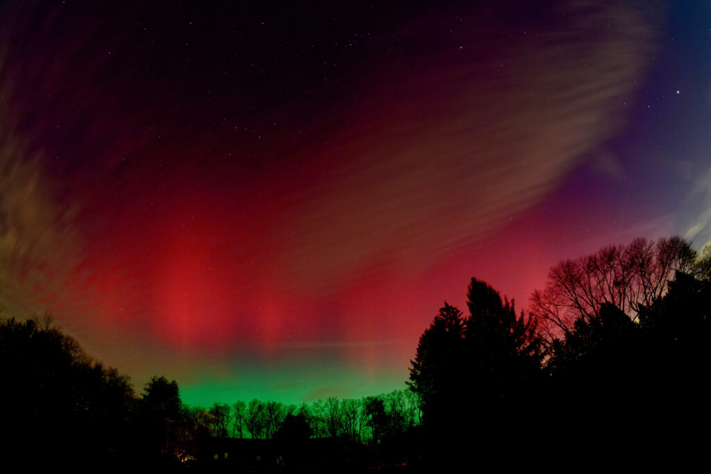 Northern Light Display over New Jersey (11-November-2025)